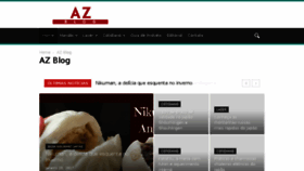 What Az-blog.com website looked like in 2017 (6 years ago)