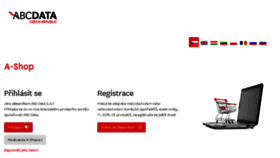 What A-shop.cz website looked like in 2017 (6 years ago)
