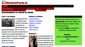 What Absolutefacts.nl website looked like in 2017 (6 years ago)