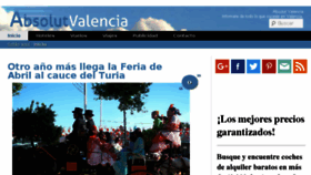 What Absolutvalencia.com website looked like in 2017 (6 years ago)