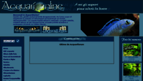 What Acquarionline.it website looked like in 2017 (6 years ago)