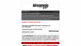 What Adresameaip.ro website looked like in 2017 (6 years ago)