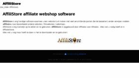 What Affilistore.nl website looked like in 2017 (6 years ago)