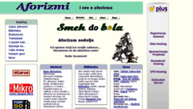 What Aforizmi.org website looked like in 2017 (6 years ago)
