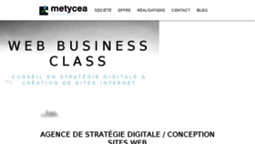 What Agence-metycea.com website looked like in 2017 (6 years ago)