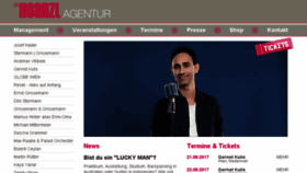 What Agentur-hoanzl.at website looked like in 2017 (6 years ago)