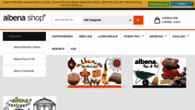 What Albena-shop.de website looked like in 2017 (6 years ago)