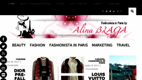 What Alinablaga.com website looked like in 2017 (6 years ago)