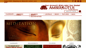 What Amberlotus.com website looked like in 2017 (6 years ago)