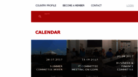 What Amcham.cz website looked like in 2017 (6 years ago)