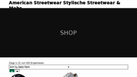 What American-streetwear.de website looked like in 2017 (6 years ago)