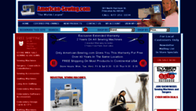 What American-sewing.com website looked like in 2017 (6 years ago)
