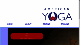 What Americanyoga.net website looked like in 2017 (6 years ago)