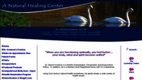 What Anaturalhealingcenter.com website looked like in 2017 (6 years ago)