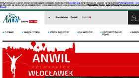 What Anwil.pl website looked like in 2017 (6 years ago)