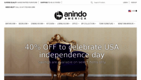 What Anindo.com website looked like in 2017 (6 years ago)