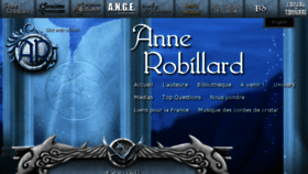 What Anne-robillard.com website looked like in 2017 (6 years ago)