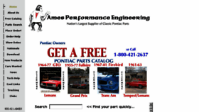What Amesperf.com website looked like in 2017 (6 years ago)