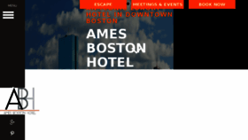 What Ameshotel.com website looked like in 2017 (6 years ago)