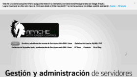 What Apachectl.com website looked like in 2017 (6 years ago)