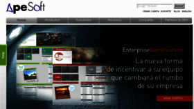 What Apesoft.es website looked like in 2017 (6 years ago)