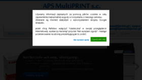What Apsmultiprint.pl website looked like in 2017 (6 years ago)