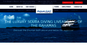 What Aquacatcruises.com website looked like in 2017 (6 years ago)