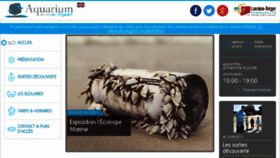 What Aquarium-tregastel.com website looked like in 2017 (6 years ago)