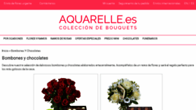 What Aquarelle-gourmand.es website looked like in 2017 (6 years ago)