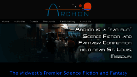 What Archonstl.org website looked like in 2017 (6 years ago)