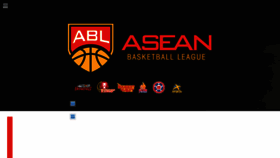 What Aseanbasketballleague.com website looked like in 2017 (6 years ago)