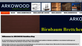 What Arkowood-shop.de website looked like in 2017 (6 years ago)