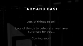 What Armandbasi.com website looked like in 2017 (6 years ago)