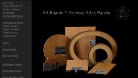 What Art-boards.com website looked like in 2017 (6 years ago)