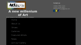 What Artintheamericas.com website looked like in 2017 (6 years ago)