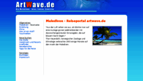 What Artwave.de website looked like in 2017 (6 years ago)
