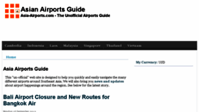 What Asia-airports.com website looked like in 2017 (6 years ago)