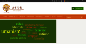What Asur.ro website looked like in 2017 (6 years ago)