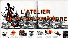 What Atelier-salamandre.net website looked like in 2017 (6 years ago)