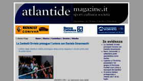 What Atlantidemagazine.it website looked like in 2017 (6 years ago)