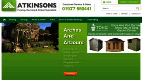 What Atkinsonsfencing.co.uk website looked like in 2017 (6 years ago)