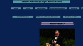What Atletismoasturiano.com website looked like in 2017 (6 years ago)