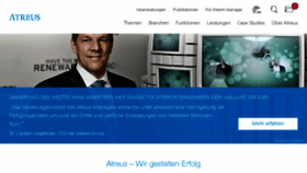 What Atreus.de website looked like in 2017 (6 years ago)