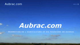 What Aubrac.com website looked like in 2017 (6 years ago)