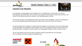 What Auerbach-opf.de website looked like in 2017 (6 years ago)