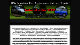 What Autoankauf-ankauf.de website looked like in 2017 (6 years ago)