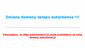 What Autochemia24.pl website looked like in 2017 (6 years ago)