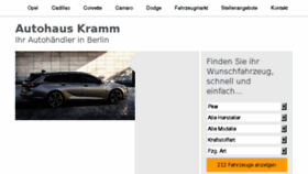 What Autohaus-kramm.de website looked like in 2017 (6 years ago)
