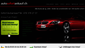 What Autosofortankauf.ch website looked like in 2017 (6 years ago)