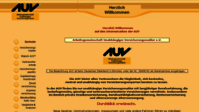 What Auv.de website looked like in 2017 (6 years ago)
